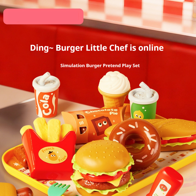 Kids Toys Kitchen Set - Игровой набор Mideer Kids Burger для