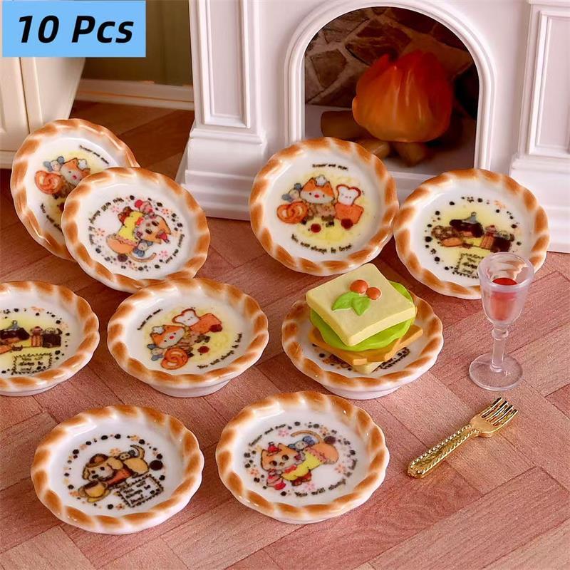 Kids Toys Home - 10 шт./компл. кукольный домик миниатюрный щенок