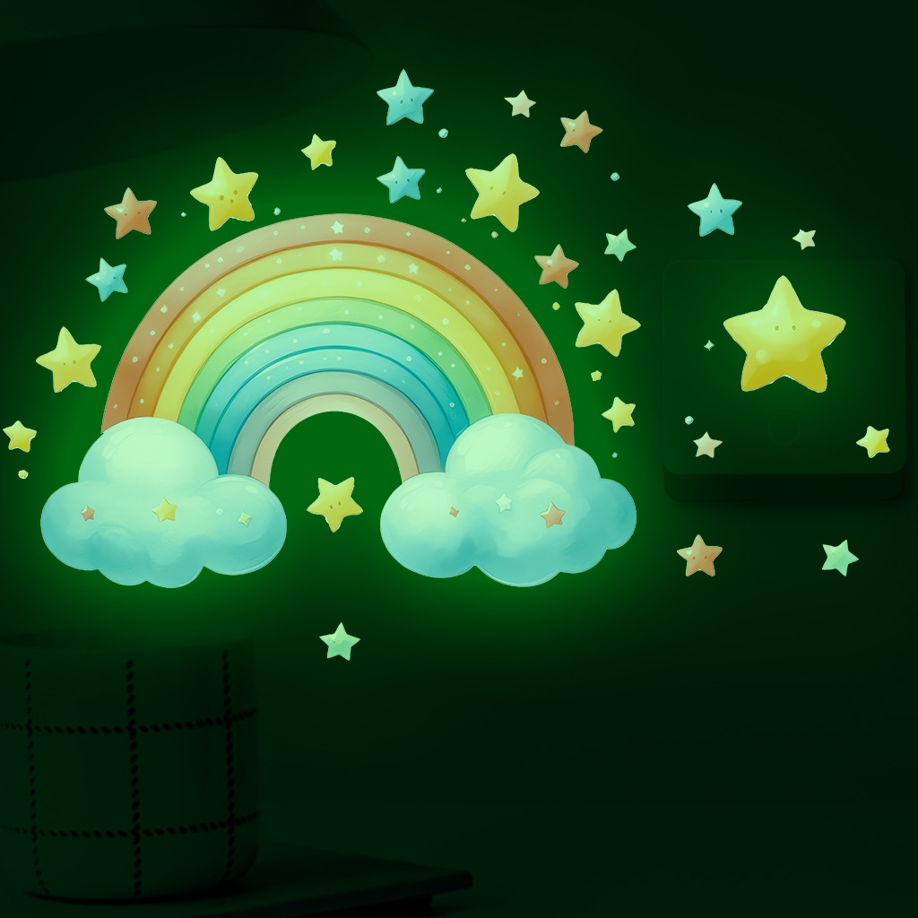 Glow In Dark Stars - Светящиеся в темноте наклейки на стену