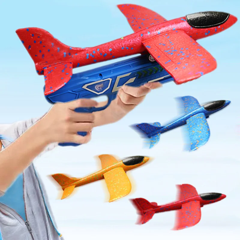 Catapult Launcher Toy - Пенопластовый самолет-пусковая установка EPP, пузырьковые самолеты,