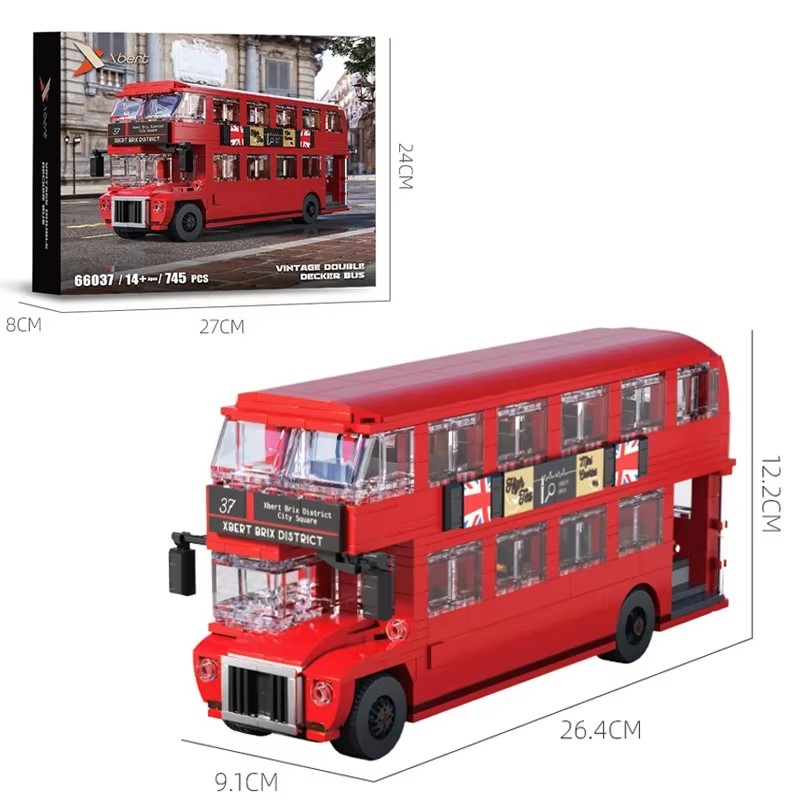 Kids Toys London - Конструктор 745 деталей: Модель лондонского двухэтажного
