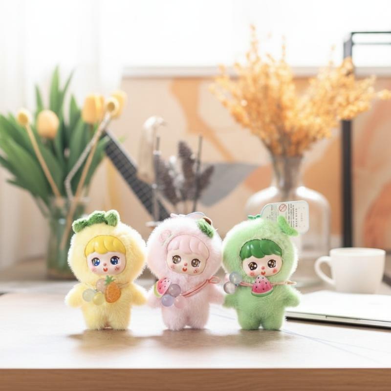 Kids Toys Home - Милый плюшевый брелок-фрукт 10 см, мягкая