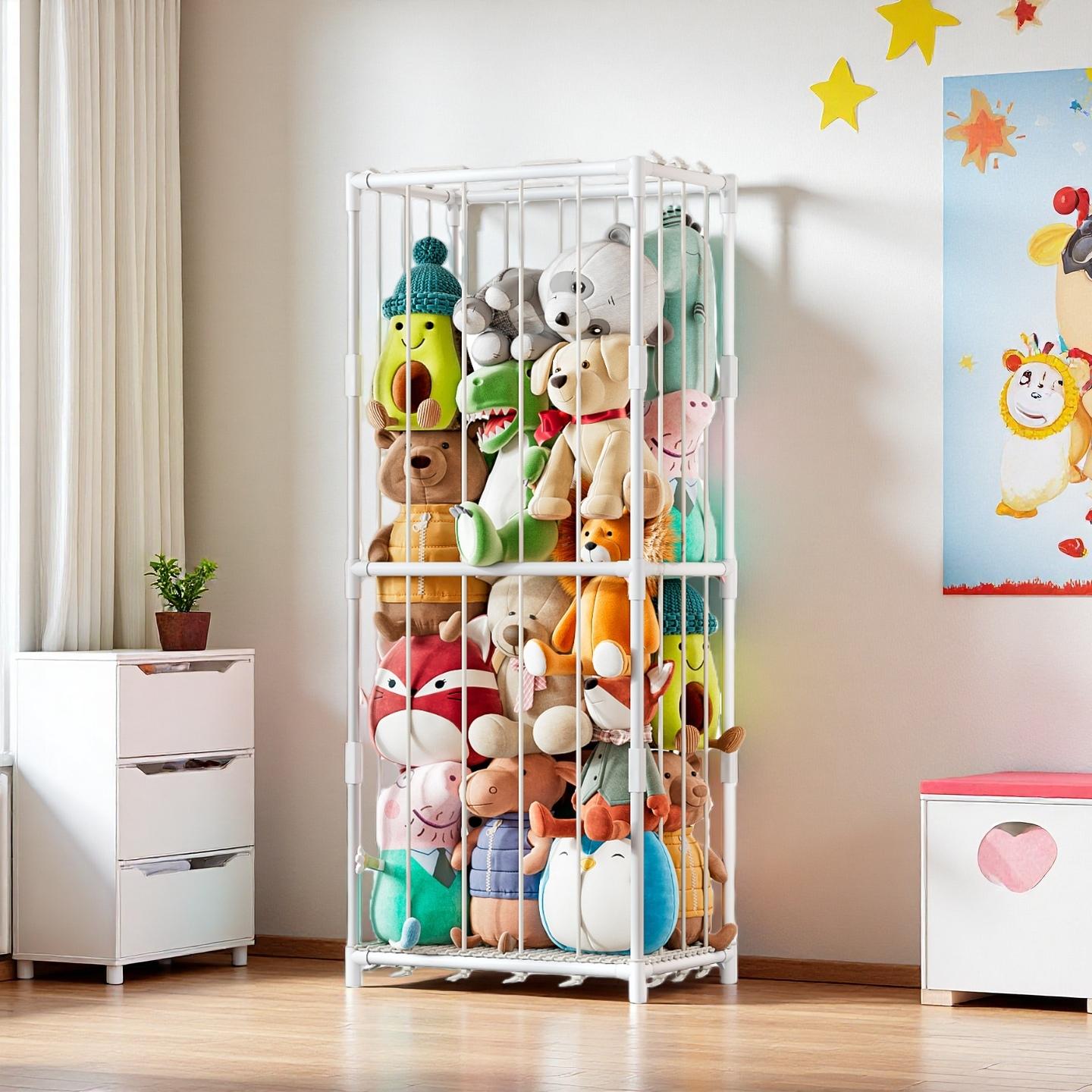 Kids' Toys - Вертикальный органайзер для мягких игрушек в