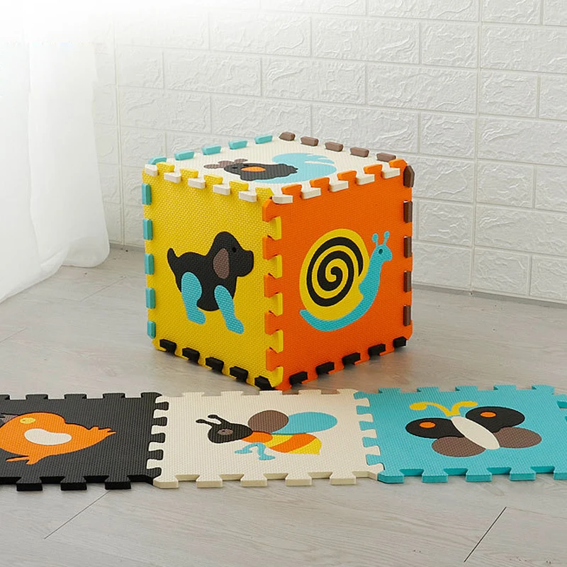 Kids Yoga Toys - Детский игровой коврик с животным принтом,