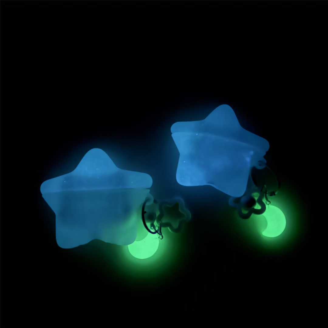Glow In Dark Stars - Светящийся в темноте силиконовый чехол для