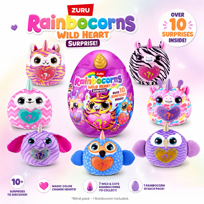Kids Toys Kitchen Set - ZURU Rainocorns Wild Heart Surprise: Серия