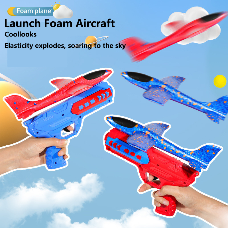 Catapult Launcher Toy - Игрушка-катапульта для запуска самолетов из пены