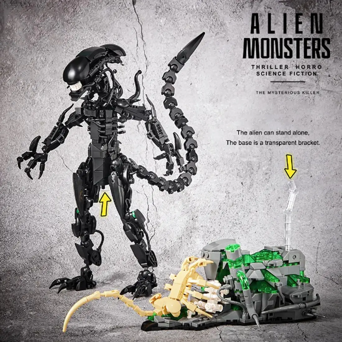 MOC 7048 Набор строительных бл – обзор и цена Xenomorph Kids Toys