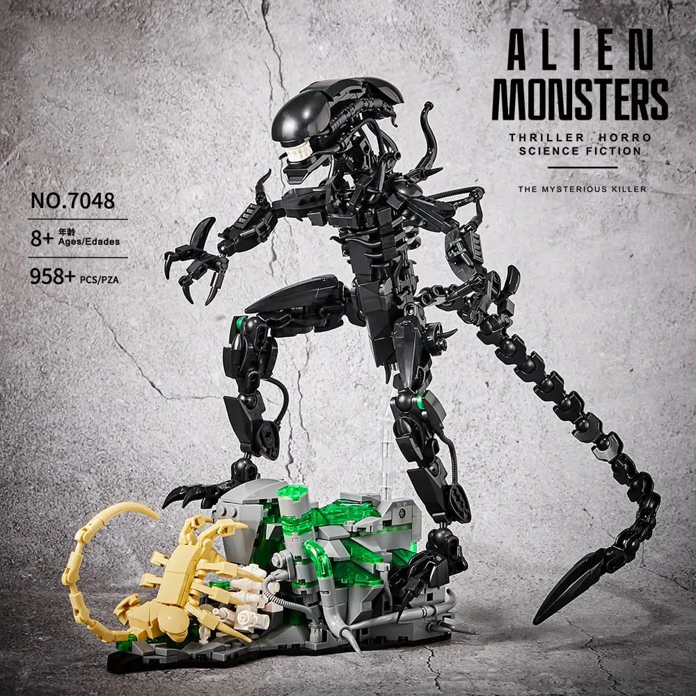 MOC 7048 Набор строительных бл – обзор и цена Xenomorph Kids Toys