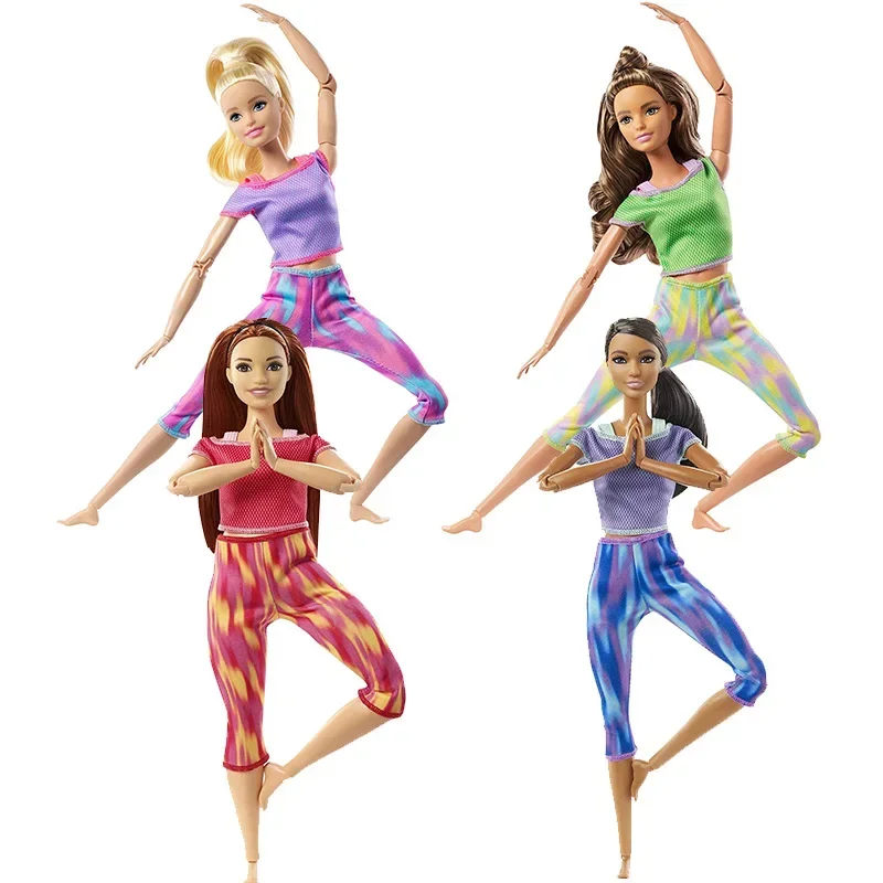 100% оригинальные куклы Барби  – обзор и цена Kids Yoga Toys