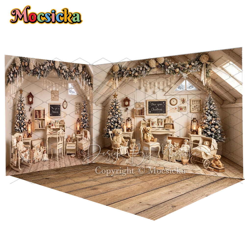 Винтажный рождественский уголо – обзор и цена Toys Background For Kids