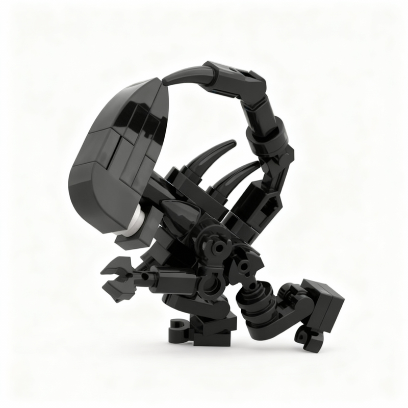 370 деталей MOC Space THE ALIE – обзор и цена Xenomorph Kids Toys