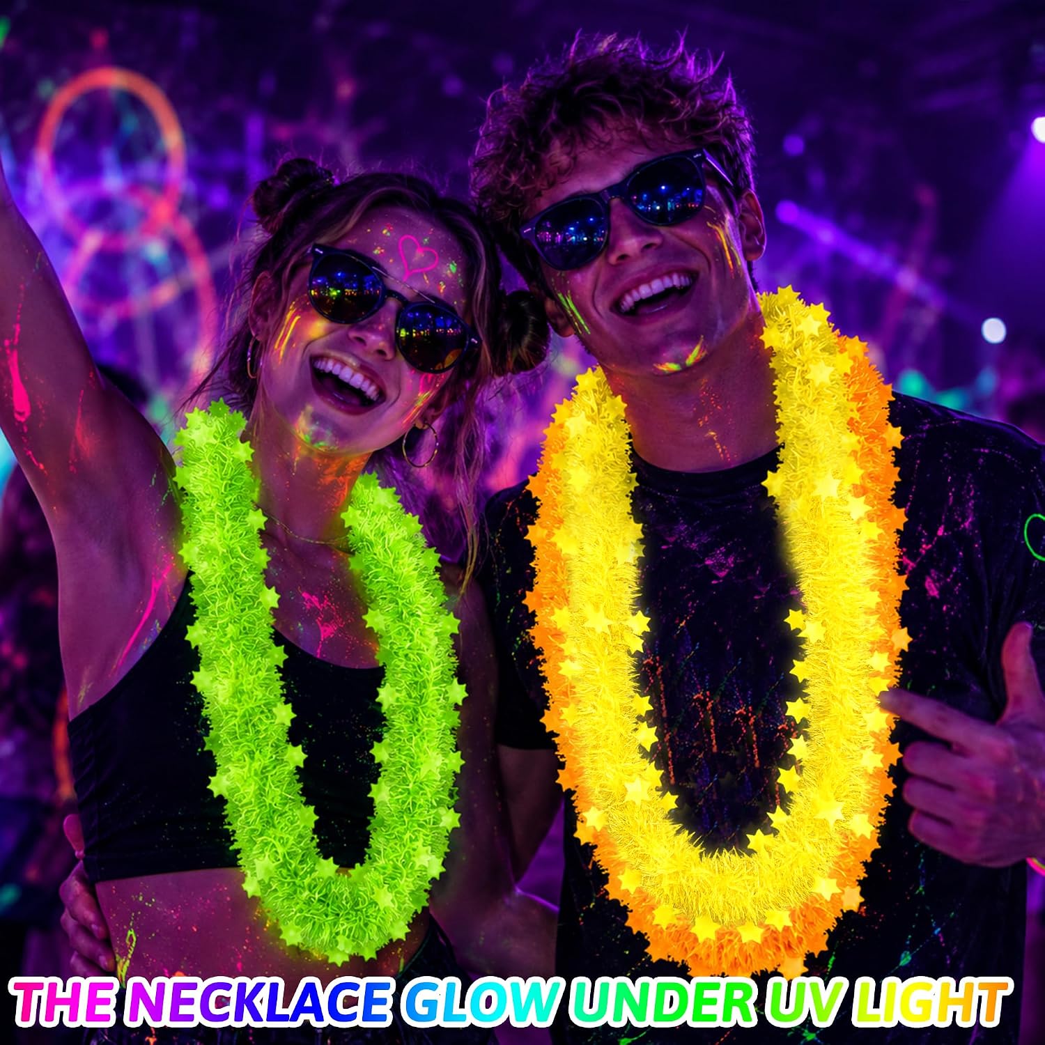 5-звездочное ожерелье-лей с ки – обзор и цена Glow In Dark Stars