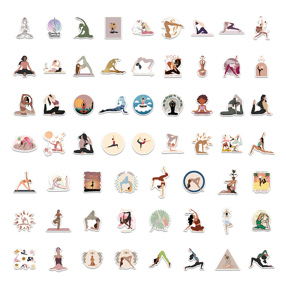 60 шт. эстетичных наклеек для  – обзор и цена Kids Yoga Toys